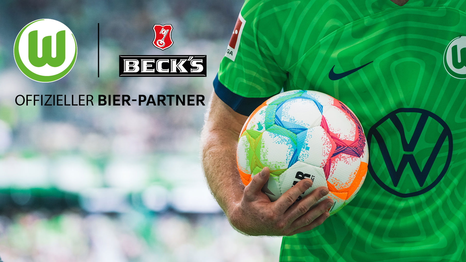 Beck’s wird Bierpartner des VfL Wolfsburg - Quelle: Anheuser-Busch Inbev Deutschland