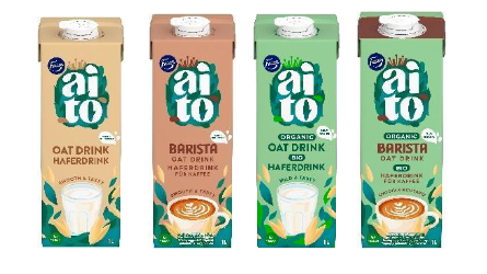Genuport erweitert das Portfolio um zwei neue Marken - Aito in den Varianten Haferdrink, Haferdrink Barista, Haferdrink Bio und Haferdrink Barista Bio - Quelle: Genuport