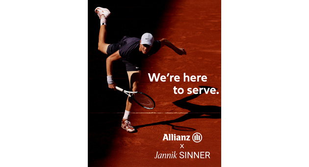 Allianz setzt auf Tennisstar Jannik Sinner als globalen Markenbotschafter -