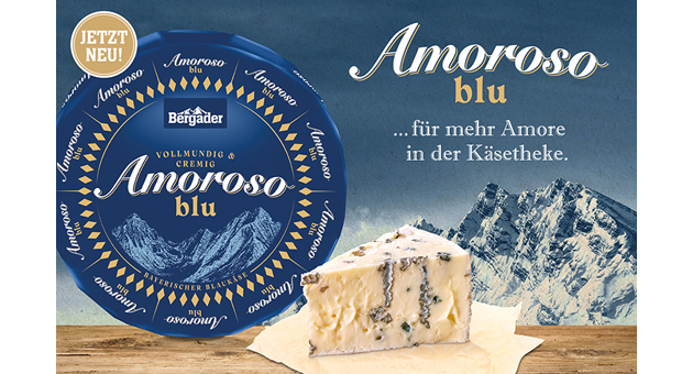 Blaukäse von Bergader: Aus 'Bavaria blu Der Würzige' wird 'Amoroso blu' -