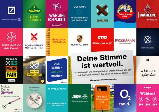 Über 100 Unternehmen rufen zur Teilnahme an der Bundestagswahl auf - Quelle: Antoni Berlin