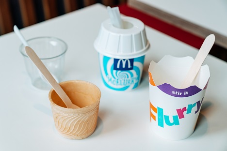 McDonald’s will Verpackungsmüll bei Desserts reduzieren -