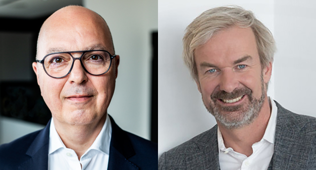 Was starke Markenunternehmen anders machen - Lutz Dietzold (l.), seit 2002 Geschäftsführer des German Design Council, und Hans Meier-Kortwig (r.), Gründer und Geschäftsführer der gmk Markenberatung - Quelle: Joergsteinmetz.com; Susanne Fern, Köln