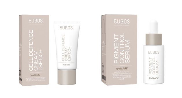 Neuer Markenauftritt: Eubos schärft Markenprofil - Die neue Anti-Age-Linie von Eubos im neuen Packaging-Design - Quelle: Eubos