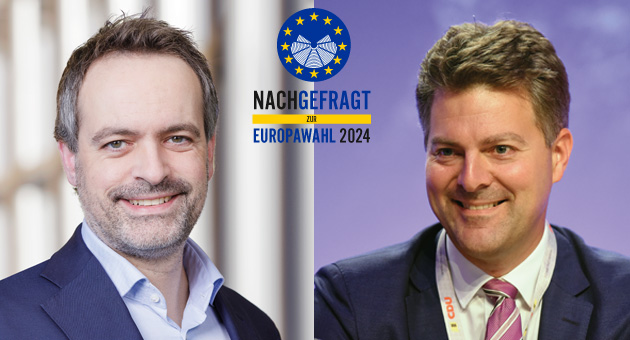 Ideen für Europa: Dr. Andreas Schwab, CDU, und Prof. Dr. René Repasi, SPD, im Interview - Die Europa-Abgeordneten Prof. Dr. René Repasi (l.), SPD, und Dr. Andreas Schwab (r.), CDU - Quelle: Büro Repasi; Büro Schwab
