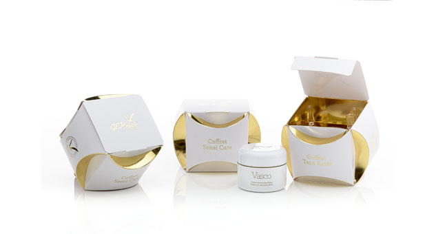 GERnétic von Alzamora ist Carton of the Year 2023 - Carton of the Year wurde die dreidimensionale, kugelförmige Verpackungslösung der spanischen Alzamora Group für die Kosmetikmarke GERnétic gekürt - Quelle: ECEA; Alzamora Group; GERnétic