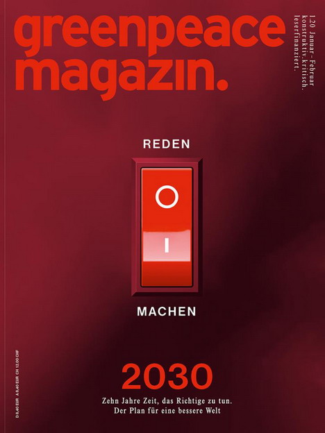 Cover des Jahres 2019: 'Greenpeace Magazin' gewinnt mit unmissverständlicher Botschaft -