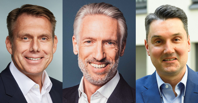 Voller Dynamik! - v.l.: VKE-Präsident Markus Grefer, VKE-Geschäftsführer Andreas Fuhlisch und der scheidende Geschäftsführer Martin Ruppmann - Quelle: VKE, Serviceplan
