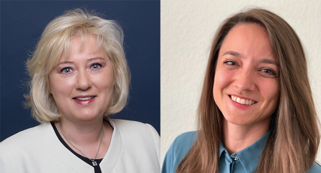Echt virtuell - Univ.-Prof. Dr. Andrea Gröppel-Klein (l.), Universität des Saarlandes, und Claudia Franke (r.), Plan + Impuls - Quellen: A. Gröppel-Klein, privat/C. Franken