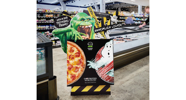 Gustavo Gusto launcht Ghostbusters-Pizza - Gustavo Gusto bringt eine limitierte Pizza zum Start des Ghostbusters-Films heraus - Quelle: Gustavo Gusto