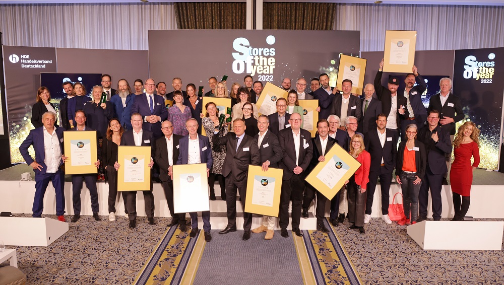 Stores of the Year 2022 ausgezeichnet - HDE zeichnet Stores of the Year 2022 aus - Quelle: HDE