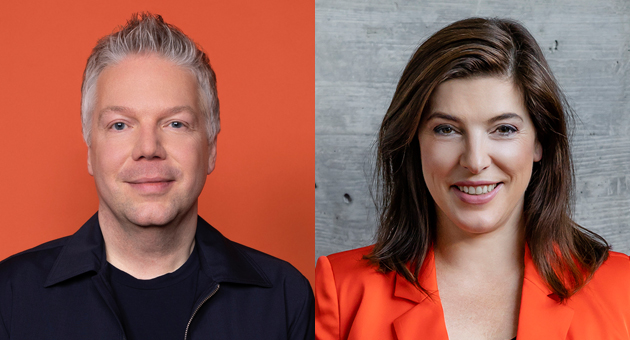 Verantwortung übernehmen - Ralf Hape (ARD Media) und Kerstin Niederauer-Kopf (AGF) - Quelle: Sky/S.Schweiger; AGF