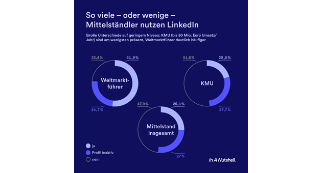 Deutschlands Mittelstand nutzt Business-Plattformen kaum - Quelle: In A Nutshell
