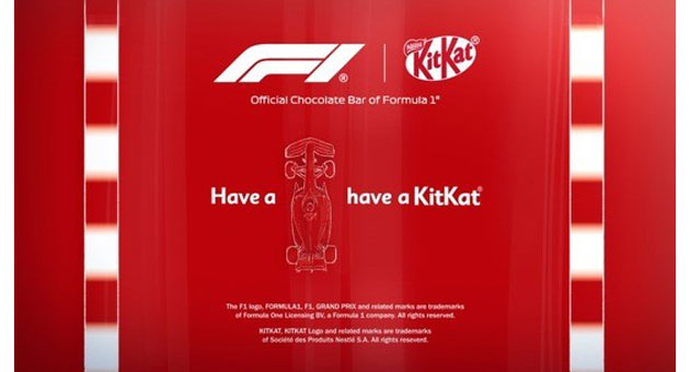 Nestlé-Marke KitKat wird Sponsor der Formel 1 - Nestlé wird mit KitKat zum Formel-1-Sponsor - Quelle: Nestlé