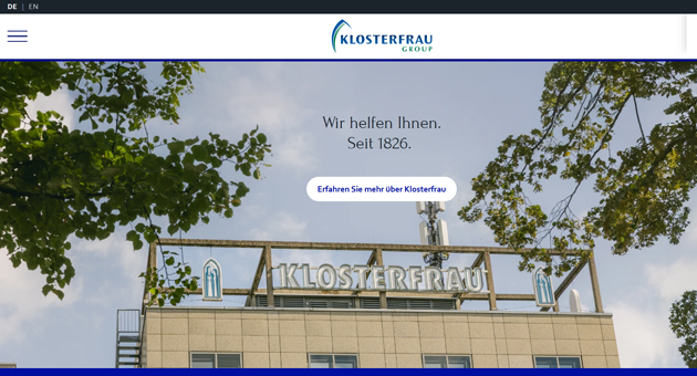 Klosterfrau mit neuem Corporate-Auftritt - Klosterfrau enthüllt neuen digitalen Auftritt - Quelle: Screenshot / Klosterfrau