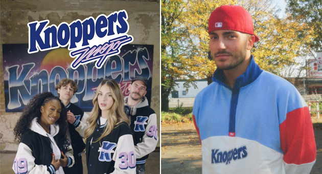 Storck kooperiert mit Streetwear-Label und launcht College-Jacke im Knoppers-Design - Quelle: Buzzbird