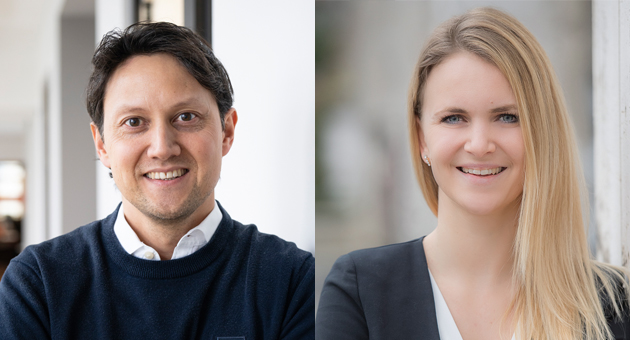 Effizient, präzise und automatisiert - Alexander Krümke, Vice President Marketing Consumer Brands & Pharma der Dr. Wolff Group, und Franziska Wimmer, Brand Manager bei Alpenhain Käsespezialitäten - Quelle: Tobias Büttner - Photo Büttner; Dr. Wolff Group