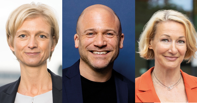 Kundenzentrierter, emotionaler – und nebensächlicher - v.l.: Silke Lehm (DSGV), Tima Alexander (Deutsche Bank) und Waltraud Niemann (ING) - Quelle: Laurin Schmid/Sparkassen-Finanzportal; Deutsche Bank; Fritz Philipp