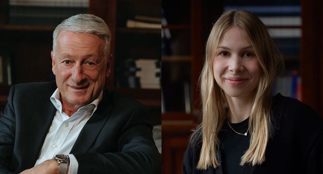 Mehr als Funktion - Prof. Dr. Roland Mattmüller ist Inhaber des Lehrstuhls für Betriebswirtschaft, insbes. Strategisches Marketing, und Group Speaker der Marketing & Sales Group an der EBS Universität für Wirtschaft und Recht, Charlotte Aden ist wissenschaftliche Mitarbeiterin und Doktorandin am Lehrstuhl für Strategisches Marketing an der EBS Universität für Wirtschaft und Recht - Fotos: Malte Gruener