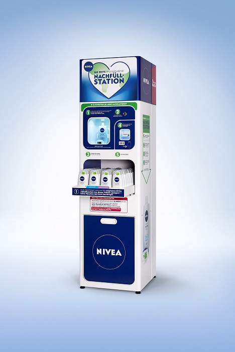 Pilotprojekt: Nivea und dm testen Nachfüllstationen -