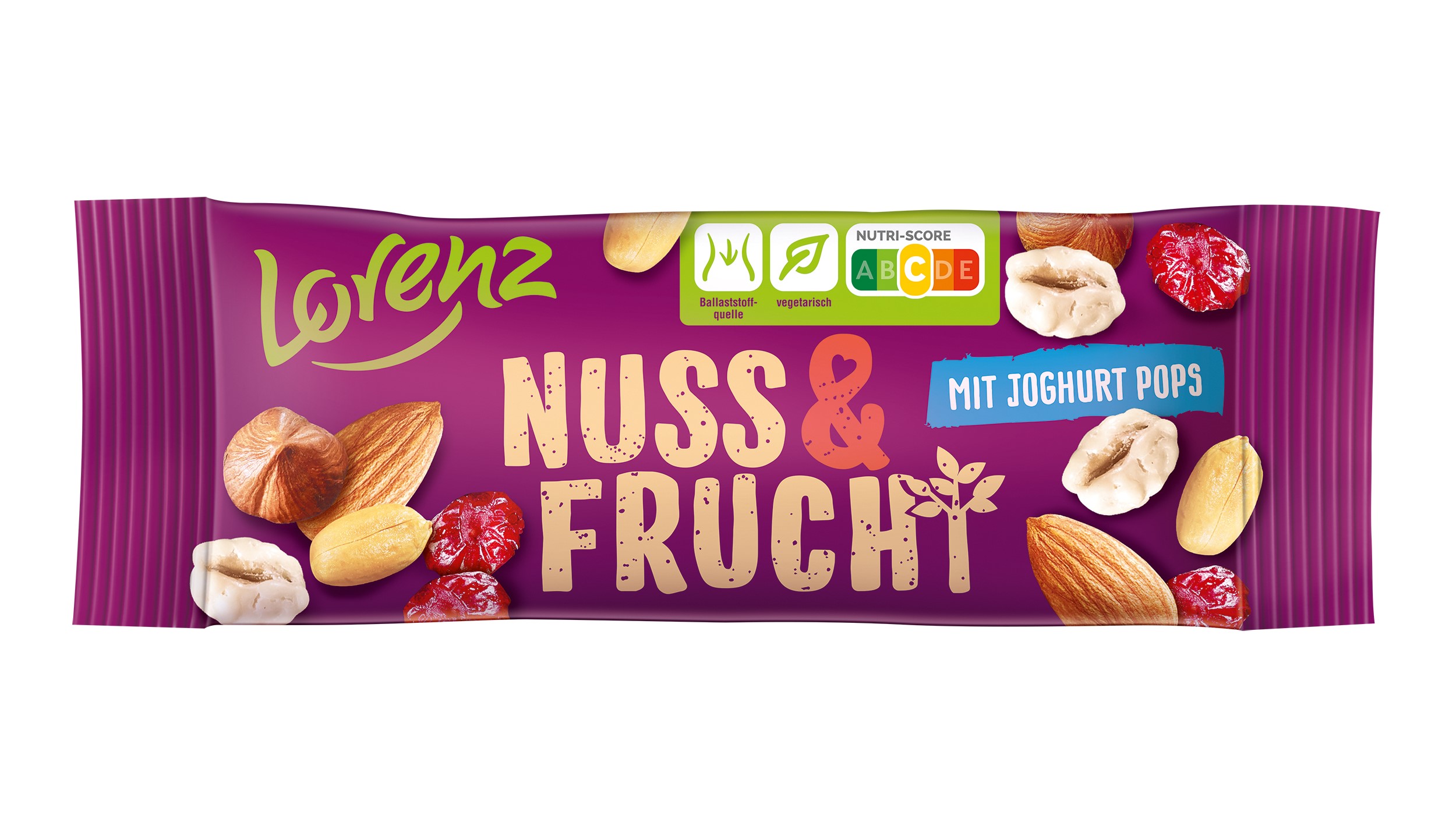 Lorenz launcht neues Riegelformat - Lorenz Nuss & Frucht Joghurtpops Riegel - Quelle: Lorenz