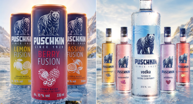 Puschkin erhält neuen Markenauftritt und erweitert das Portfolio -