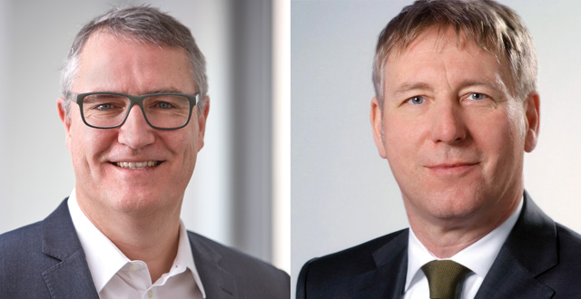 "Die Verpackung ist Spiegel der Markenphilosophie" - Christian Schiffers (l., FFI Fachverband Faltschachtel-Industrie e.V.) und Bernd Gohlke (r., Metsä Board) - Quelle: FFI/Metsä Board