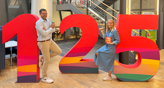 Schwartauer Werke: Traditionsmarken für die Zukunft gestalten - Kristin Akamp (Senior Brand Manager Healthy Snacks bei den Schwartauer Werken) und Christian Kamphoven (Marketing Manager Natural Spreads bei den Schwartauer Werken) - Quelle: Bad Schwartauer