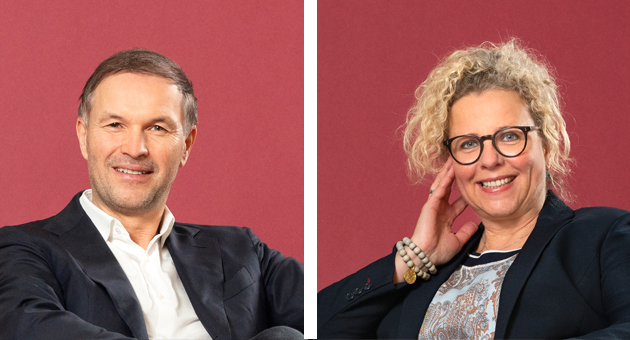 "Wir müssen uns nicht hinter unserer langen Tradition verstecken" - Markus Kohrs-Lichte ist seit Ende 2023 Vorsitzender der Geschäftsführung der Schwartauer Werke in Bad Schwartau, Bettina Gott-Schlüter hat im Juli 2024 die rolle der Marketingdirektorin bei den Schwartauer Werken übernommen -Quelle: Schwartauer Werke