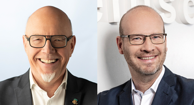 Quotenbringer Sport - Hans-Joachim Strauch (l., ZDF Werbefernsehen) und Uwe Esser (ARD Media) - Quelle: ARD Media, ZDF Werbefernsehen