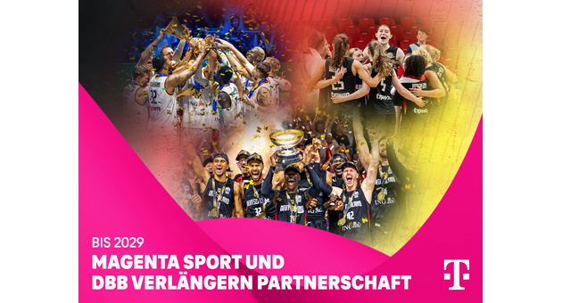 Telekom und ING verlängern Partnerschaften mit Deutschem Basketball Bund - Deutsche Telekom verlängert Medienpartnerschaft mit dem Deutschen Basketball Bund bis Ende 2029 - Quelle: Deutsche Telekom