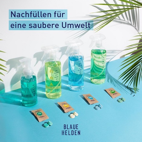 Katjes-Tochter Bübchen beteiligt am Reinigungsmittel-Start-up Blaue Helden -