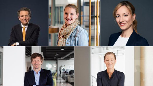 Zukunftsfähig oder nur ein Hype? - Andrea Malgara (Mediaplus Group), Mira London (Group M), Julia Jahnke (Carat Deutschland), Stephan Winter (PHD Germany) und Andrea Schroeder (Crossmedia) - Quelle: Mediaplus Group, Group M, Carat Deutschland, PHD Germany, Crossmedia